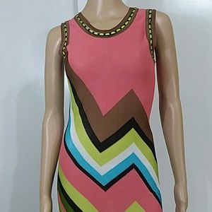 Missoni Sport Zig Zag Casual Beach Wear dress